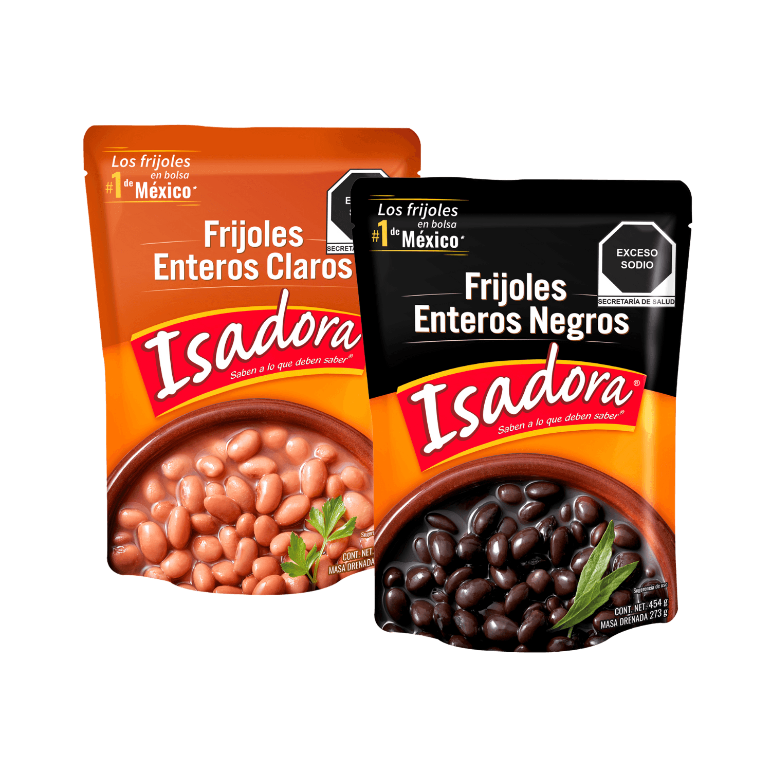 frijoles enteros