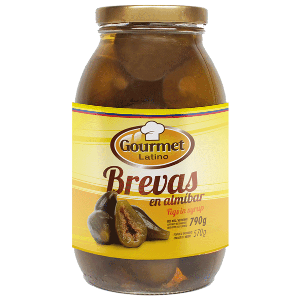 brevas en almíbar